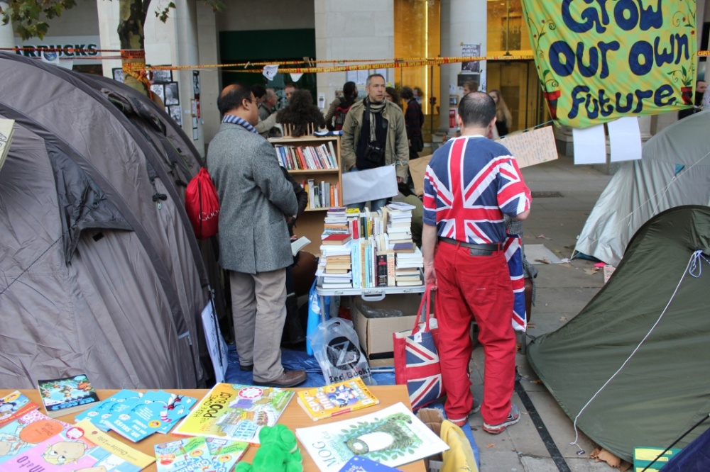 Early November 2011 outside St Paul's and at Finsbury Circus