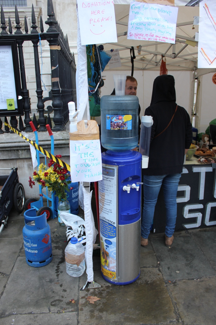 Early November 2011 outside St Paul's and at Finsbury Circus