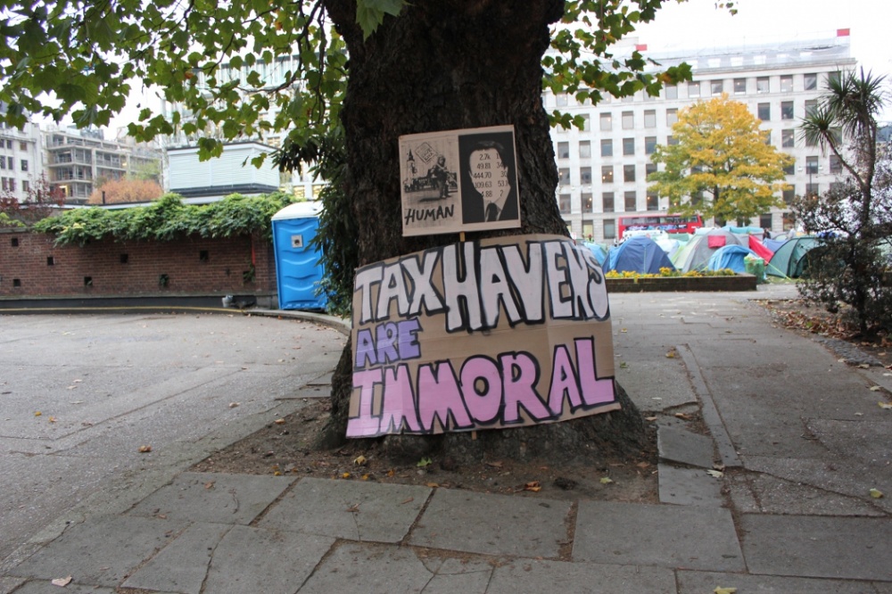 Early November 2011 outside St Paul's and at Finsbury Circus