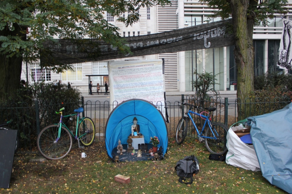 Early November 2011 outside St Paul's and at Finsbury Circus